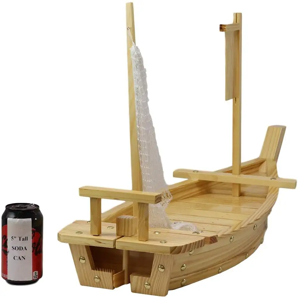 Newell wooden/bamboo sushi boat from factory for food/fruit