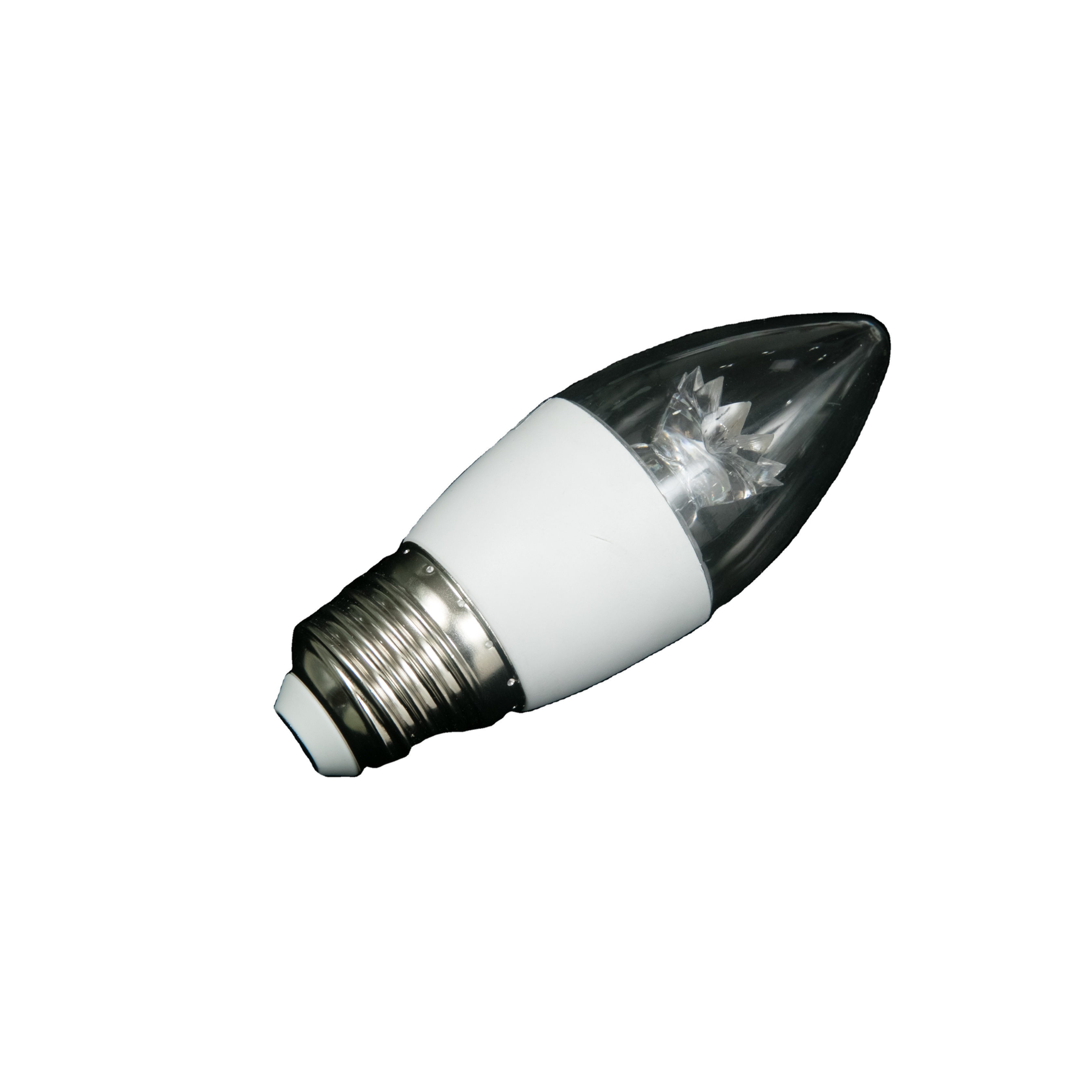 Светодиодные лампы в форме свечи лампы LED-C37-lens 3W4w5w6w7w8w СИД осветительная лампочка управляемый датчик затемнения
