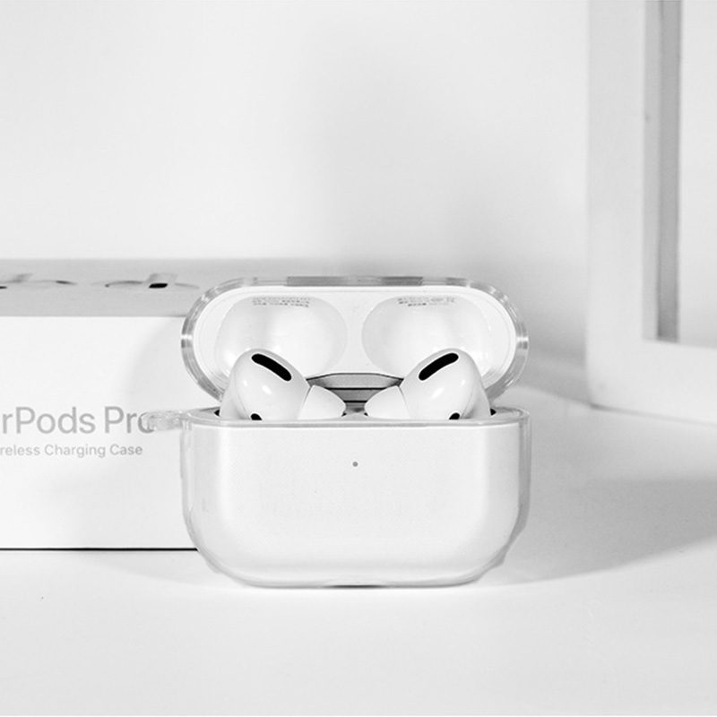 Тонкий прозрачный чехол из ТПУ для наушников Airpods Pro
