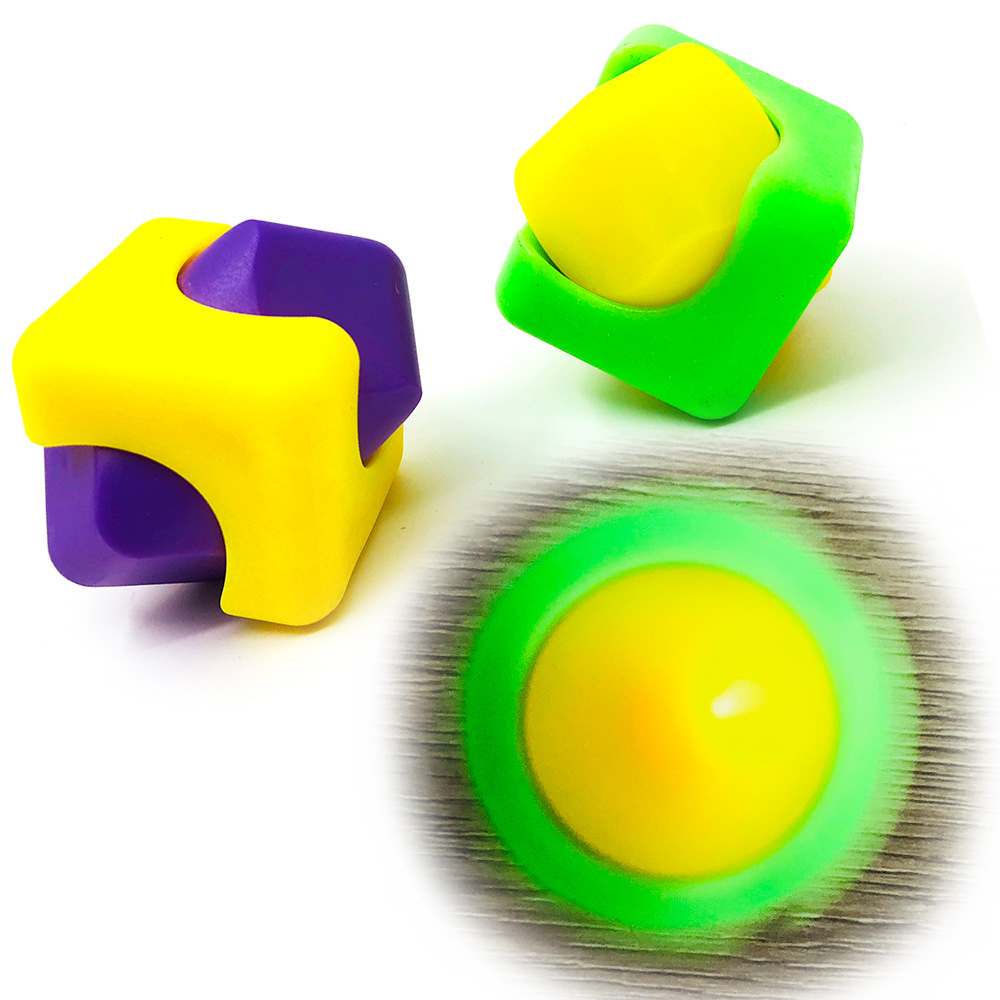 Plastic Creative Gyroscope Magic Cube Spinning Top Toys For Capsule Vending Machine