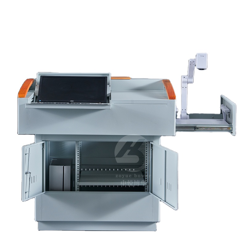 Lecture Rostrum Digital Multimedia Podium Collapsible For Computer Metal Pulpit Lectern Frame Silver Smart Standard Size Stand