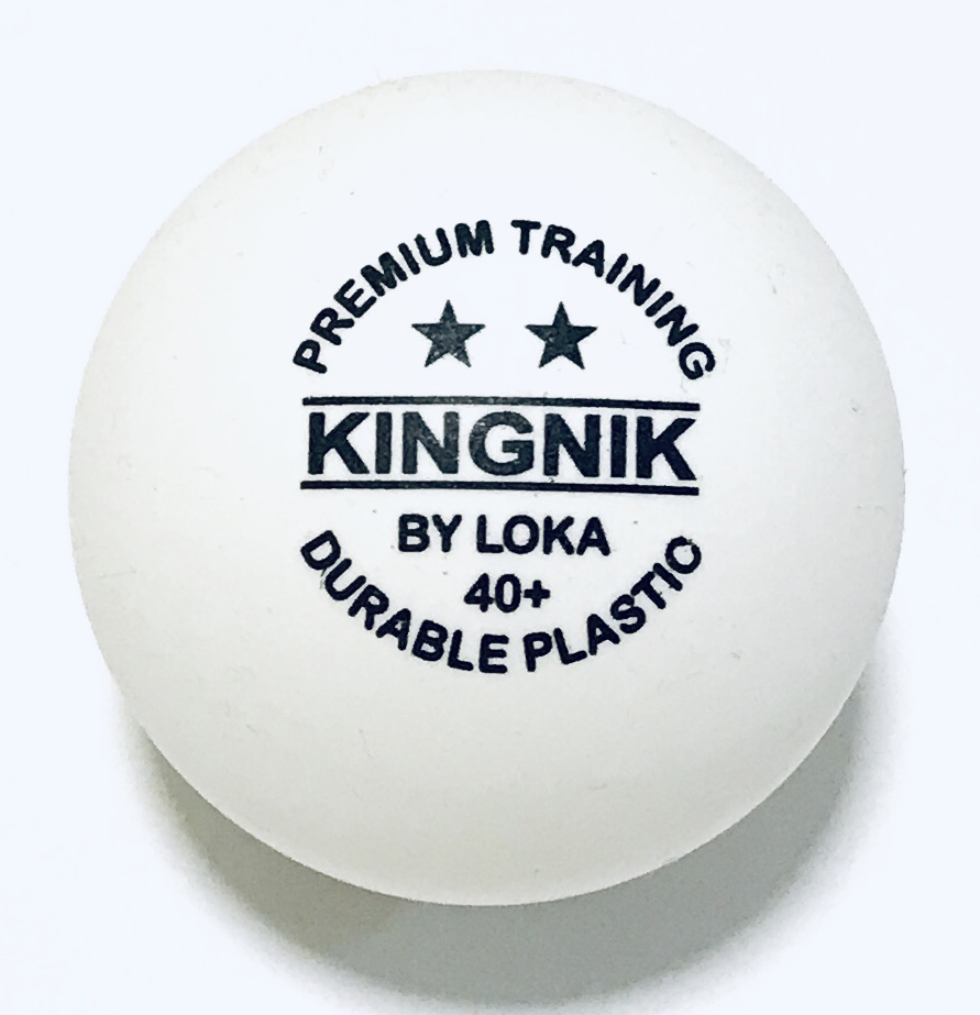 Французский вариант KINGNIK 2star premium дрессировка 40 + белый пластиковый мяч для настольного тенниса (реально высокое качество)