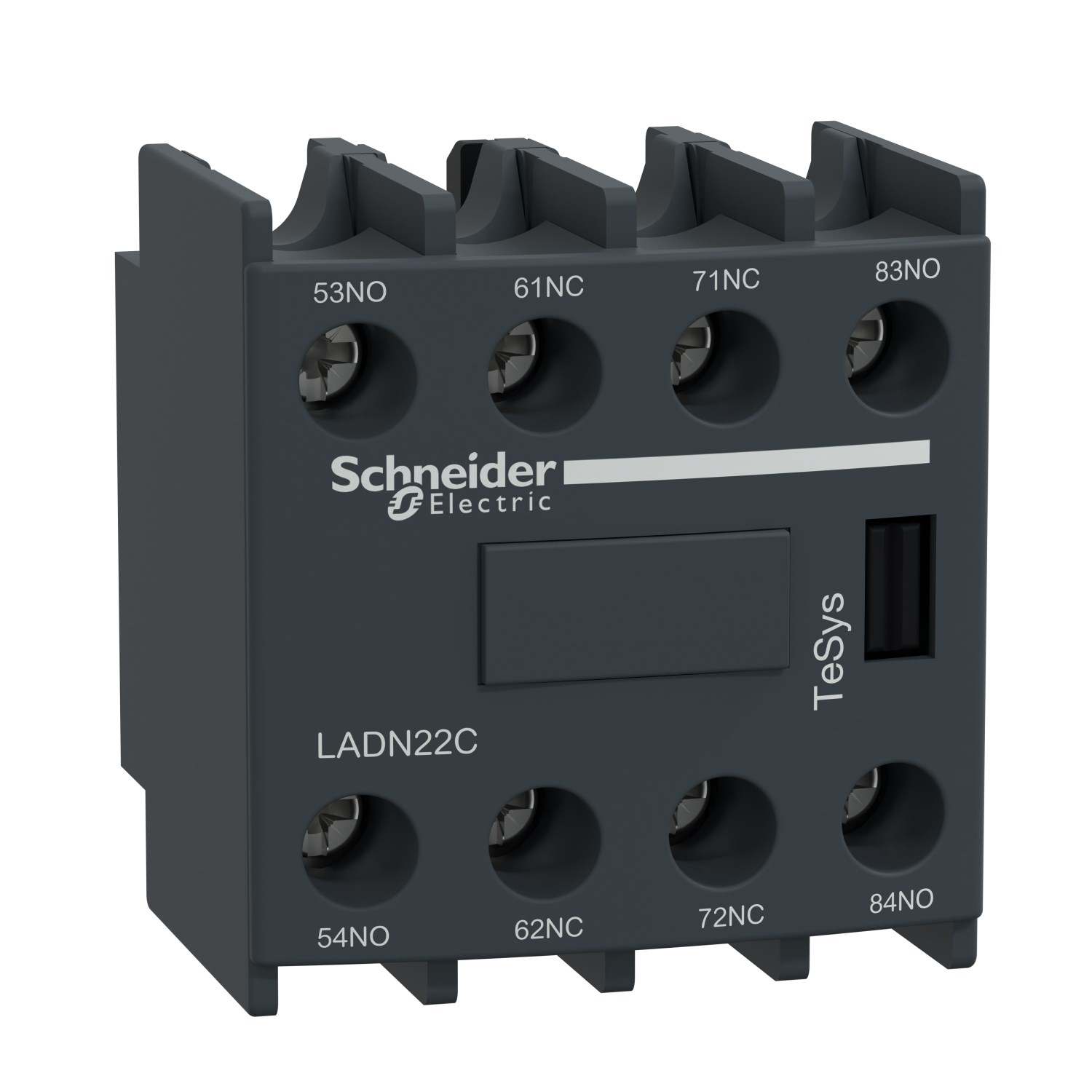 Оригинальный и новый вспомогательный Контактный блок TeSys D 2NO + 2NC LADN22C, передний монтаж в наличии