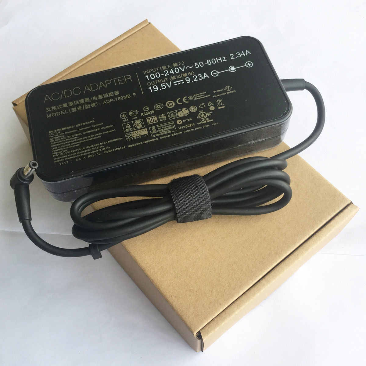 Ac Adapter 180W 19.5V 9.23A Power Charger for ASUS ROG G75 G75VW GL502VT GL502V G75VX GL502 GL502VT-DS71 G750JMN Gaming Laptop