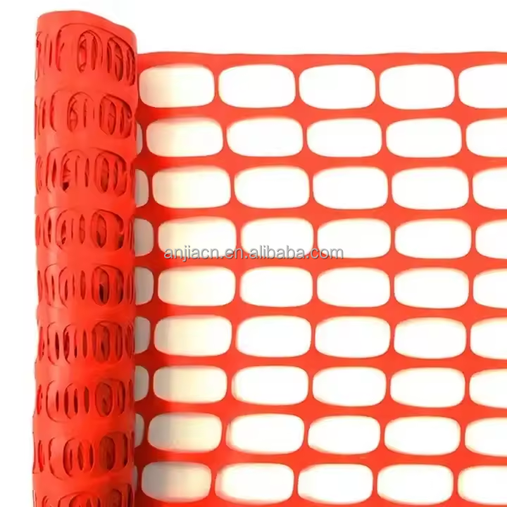 Temporary Removable HDPE Safety Fence Green Plastic Construction Net 30m-100m Plastic Square Mesh