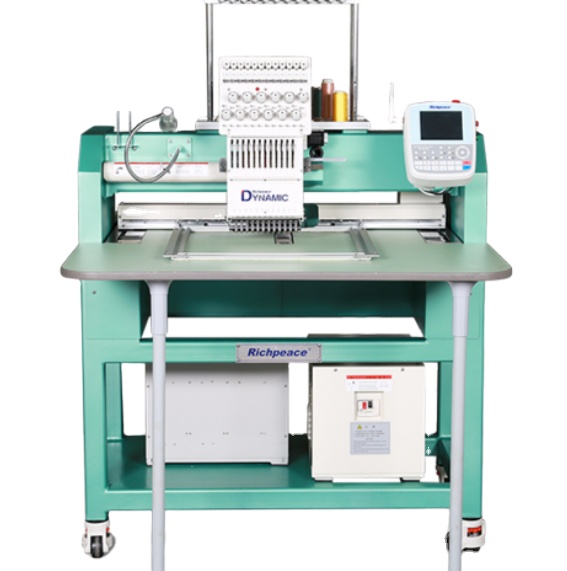 Richpeace Computerized Single Head Cap / Tubular / Flat Embroidery Machine for Logo Embroidery