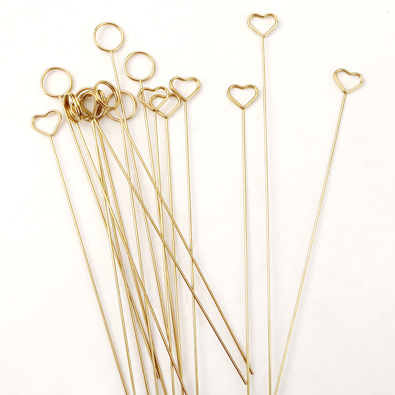 2021 Hot Sell Heart and Circle Shape Custom Shape Table Number Card Clip Holder Paper Clip