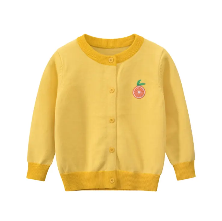 Leesourcing- fashional organic cotton baby clothes knitted cardigan sweaters for girl