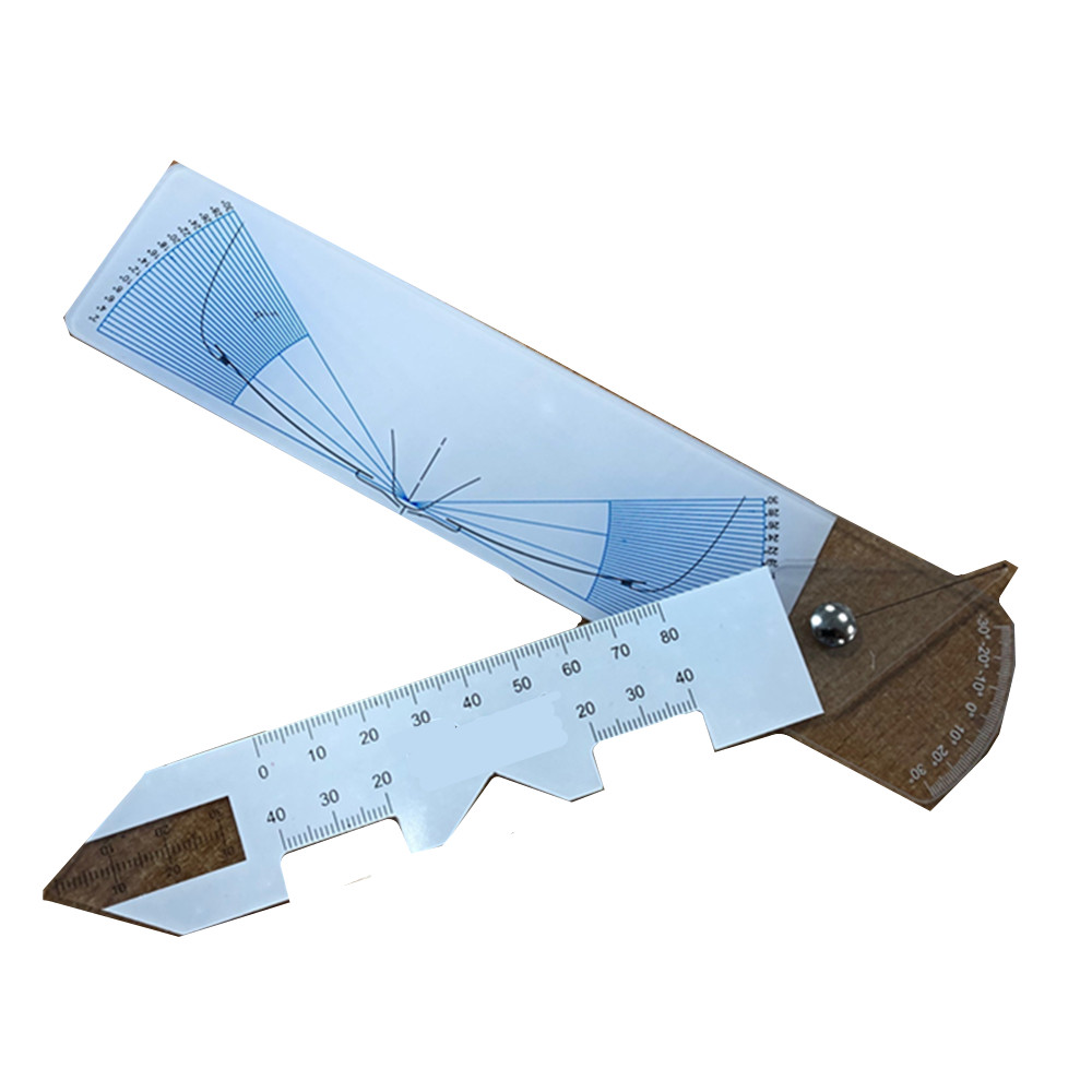 manufacturer foldable plastic visual pupil optical ruler