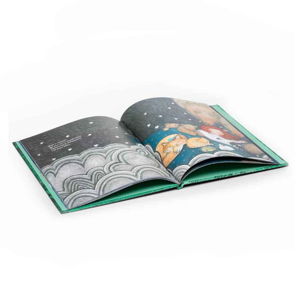 Custom Books On Demand Kids Book Printing Children Thick Paper Journal Printing Hardcover Books