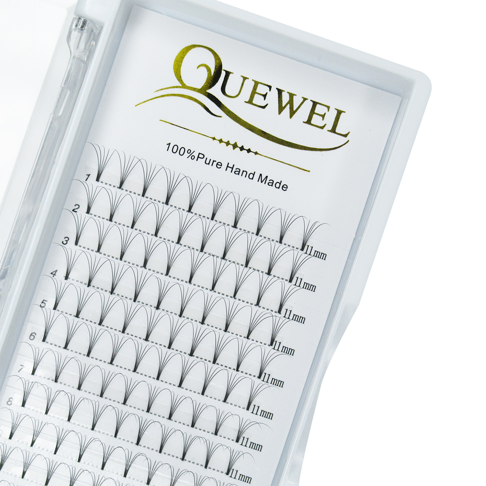 Wholesale Russian Volume Lashes, Quewel Mink Private Label Eyelash Extension Supplies, 5D Eyelash Extension Lash