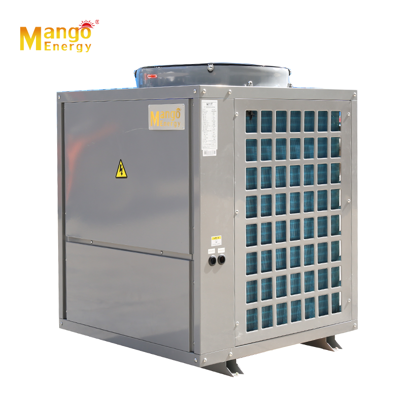 Mango Energy Titanium tube heat exchanger pool heater 20kw Swimming pool heat pump for house use and commercial