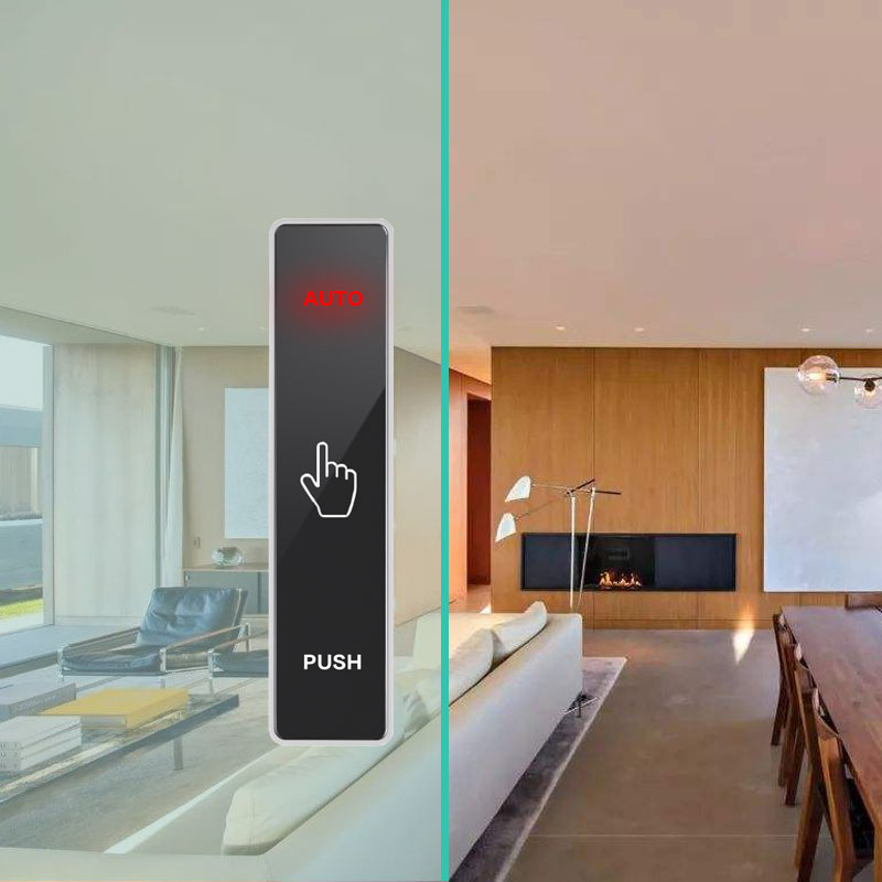 Doortec PB14 обучения код Тип 433 Гц Частота беспроводной переключатель для автоматического открывания двери