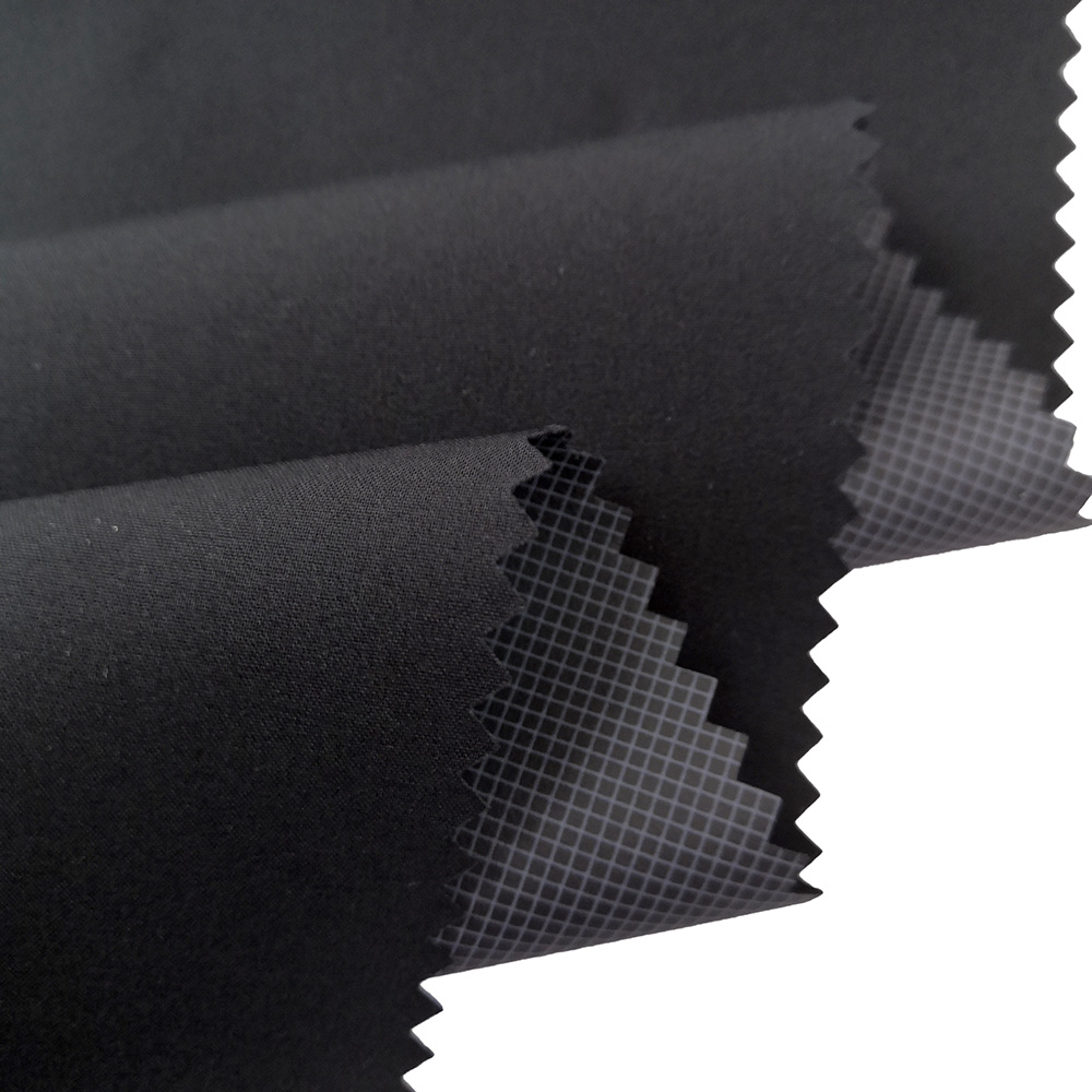 Manufacturer Supply 50D Stretchable Without Spandex Polyester Dewspo Fabric Bonded With Printed TPU