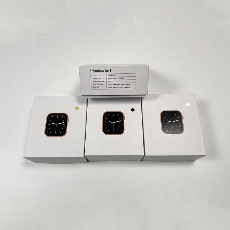 2021 Новинка W26 + смарт-часы 1,75 Полноэкранный сенсорный контроль SmartWatch Band W26 plus спортивный смарт-браслет PK T500