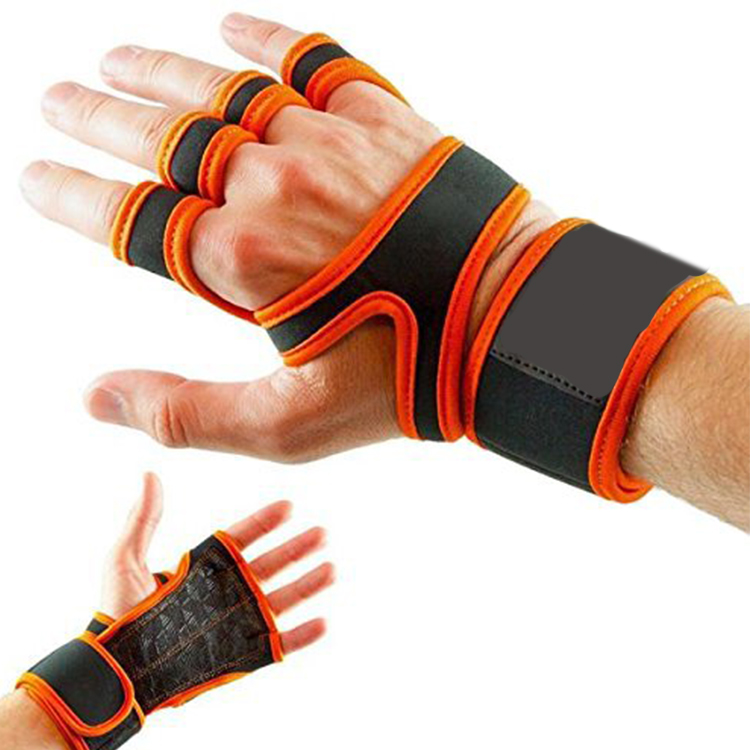 2021 Ventilated Workout Gloves With Logo Weight Lifting GYM for women & men Full Palm Protection gym gloves