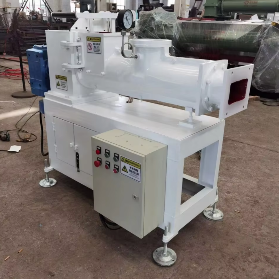 China factory price high vacuum extruder automatic small extrusion equipment extruding raw materials Kazakhstan Russia Africa