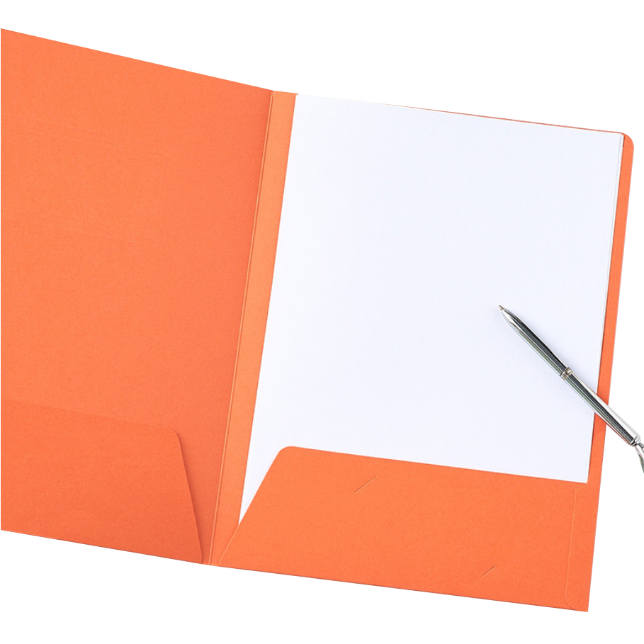 Twin Pocket File Folders Matte Finish Durable Paper Designed for Office and Classroom Use Letter Sheet Size Two Pocket Folders