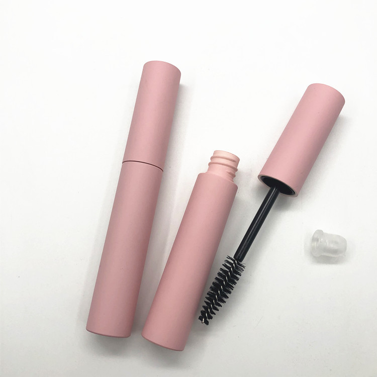 High Quality Private Label Frosted Pink Empty Lip Gloss Containers Mascara Tube With Brush Applicator