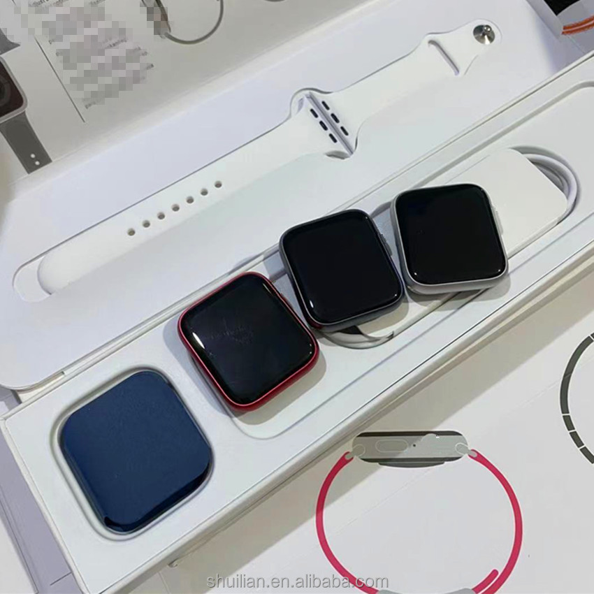 Смарт-часы серии 6 iWatch 6 iwo13, 44 мм, 1:1, спортивные часы с беспроводной зарядкой для iPhone 12 с оригинальной коробкой с логотипом