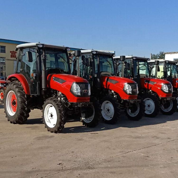 Сельскохозяйственный 4WD 60HP сельскохозяйственный трактор YF604 с кабиной