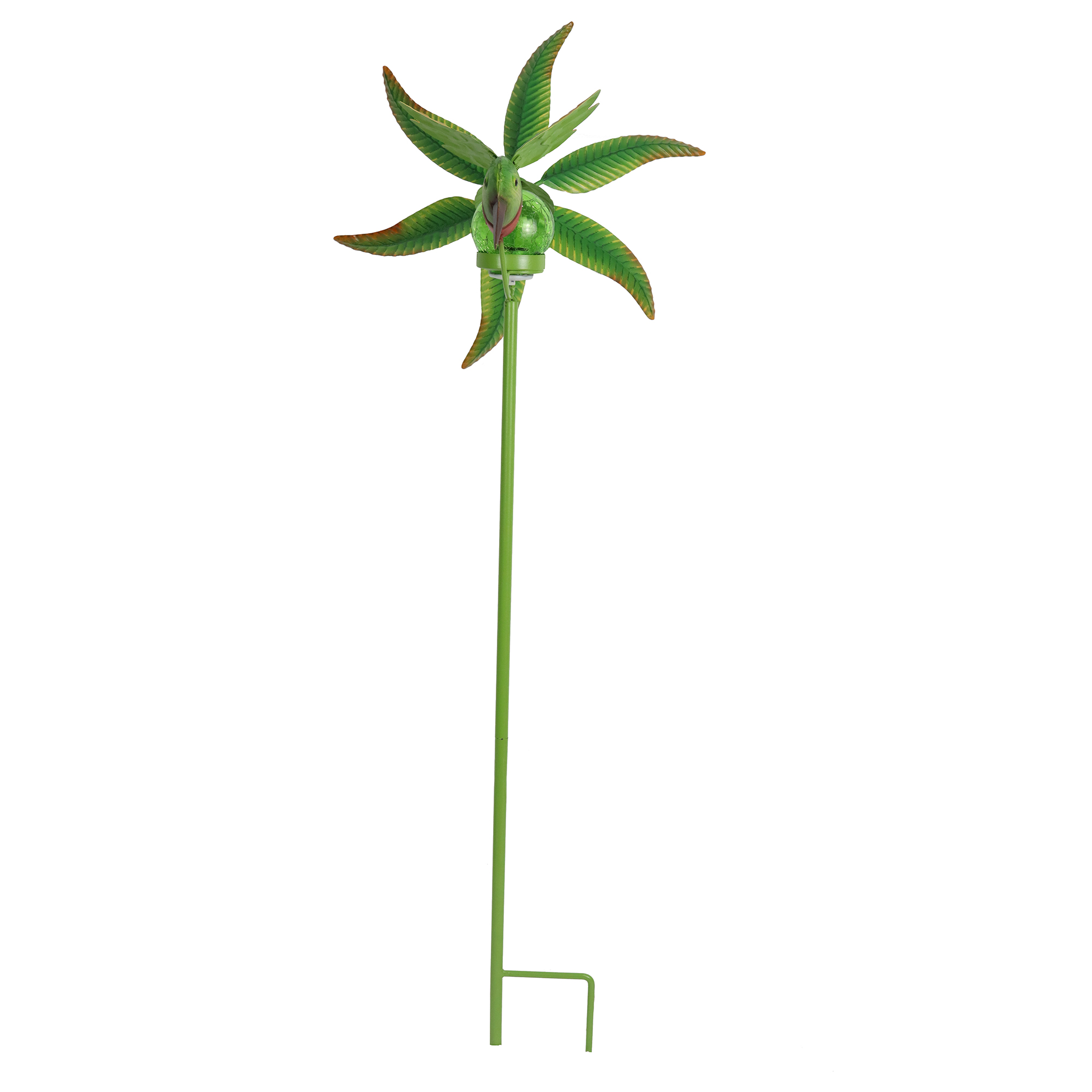 Liffy 3D solar humingbird wind spinner с колышкой для украшения сада