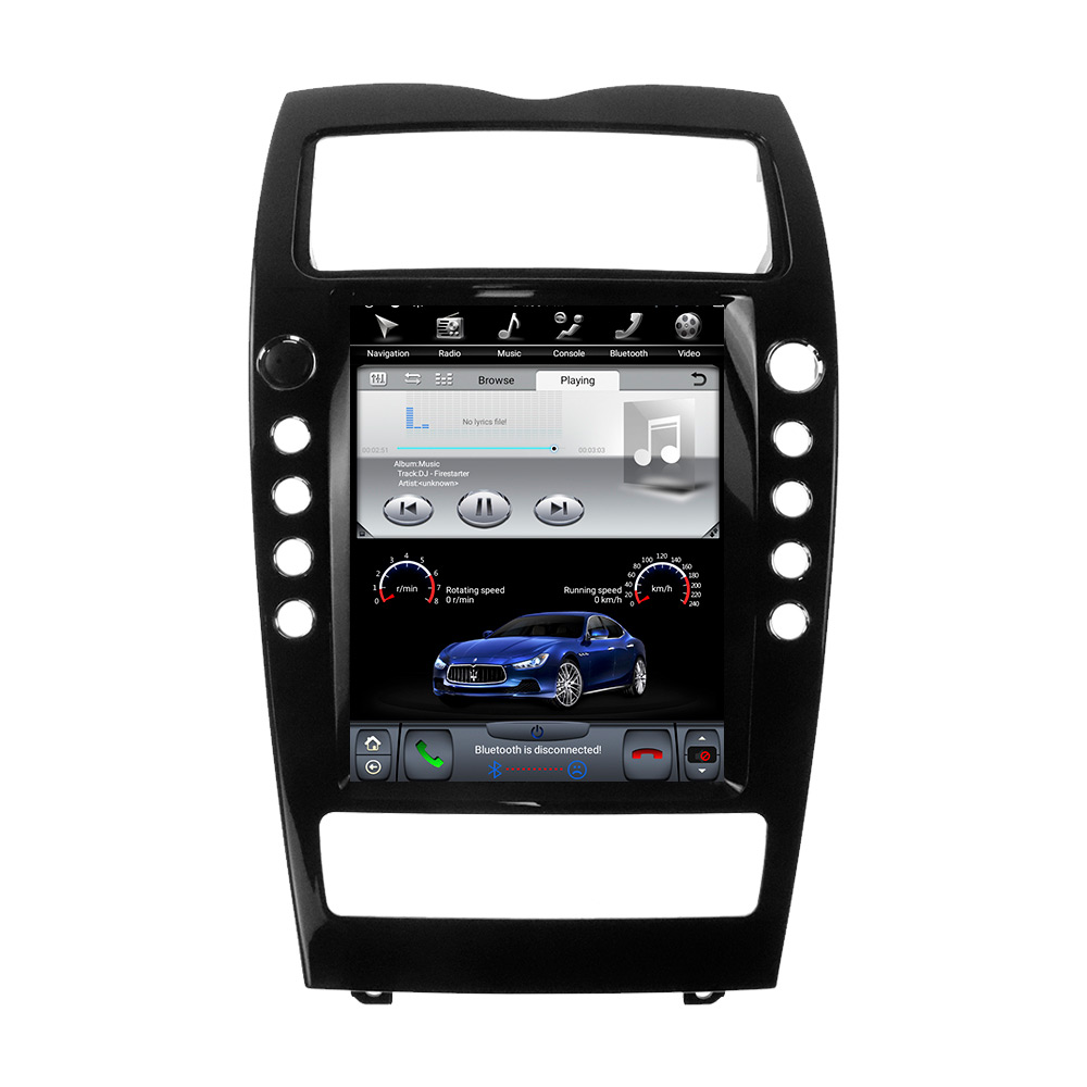 Экран Tesla Android 9 для Maserati Quattroporte 2004 - 2012 автомобильный мультимедийный плеер GPS Navi аудио радио головное устройство авто стерео