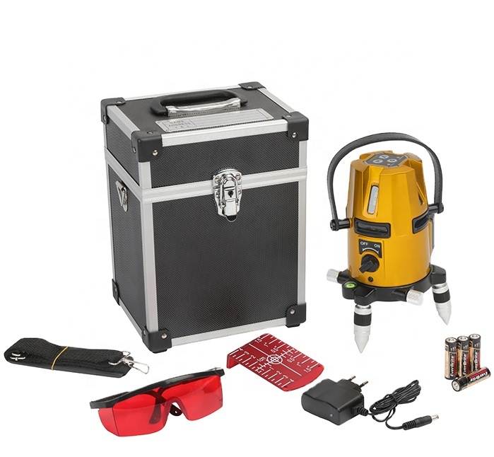 PREXISO 4AA Best Price Mutil-Line Laser Level Set Convenient to Carry Distance Meausre Made in China
