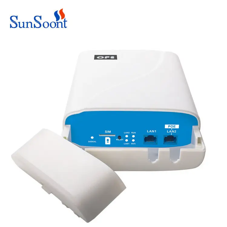 SunSoont Outdoor waterproof IP65 4G WIFI CPE router with SIM card slot