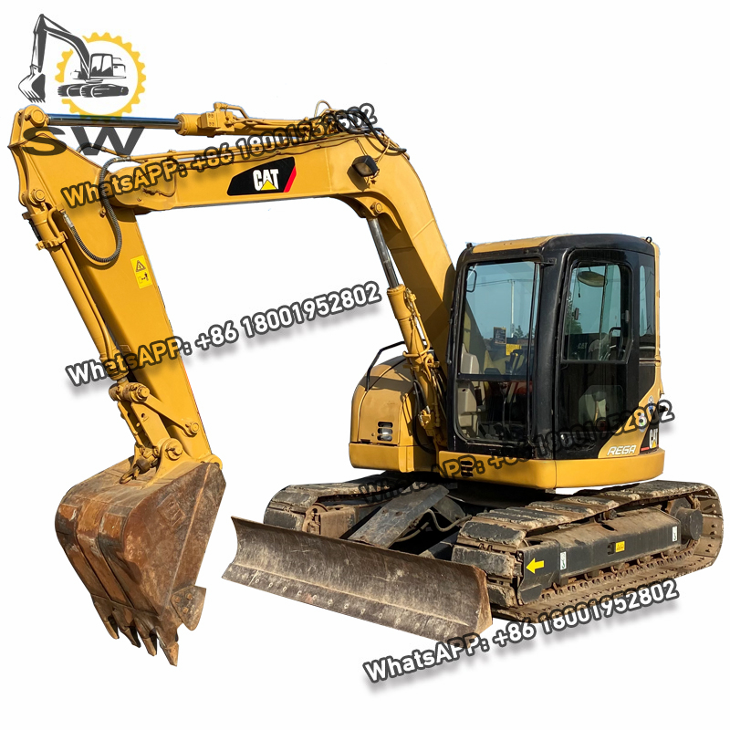 Б/у оригинальный экскаватор CAT 308C, 8 тонн, CAT 308C, гидравлический гусеничный экскаватор, мини-экскаватор rega Bar в хорошем состоянии, низкая цена