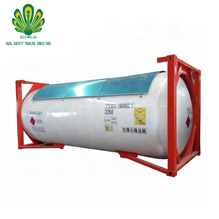 Factory sale LPG ship tanker container liquid Petroleum gas storage shipping tank container with ISO CCS certification