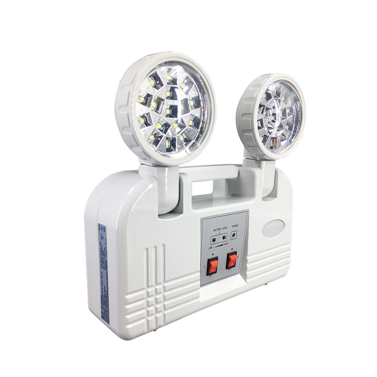 Charger Light Luminaire Led Warning Twin Spot Emergency two head light