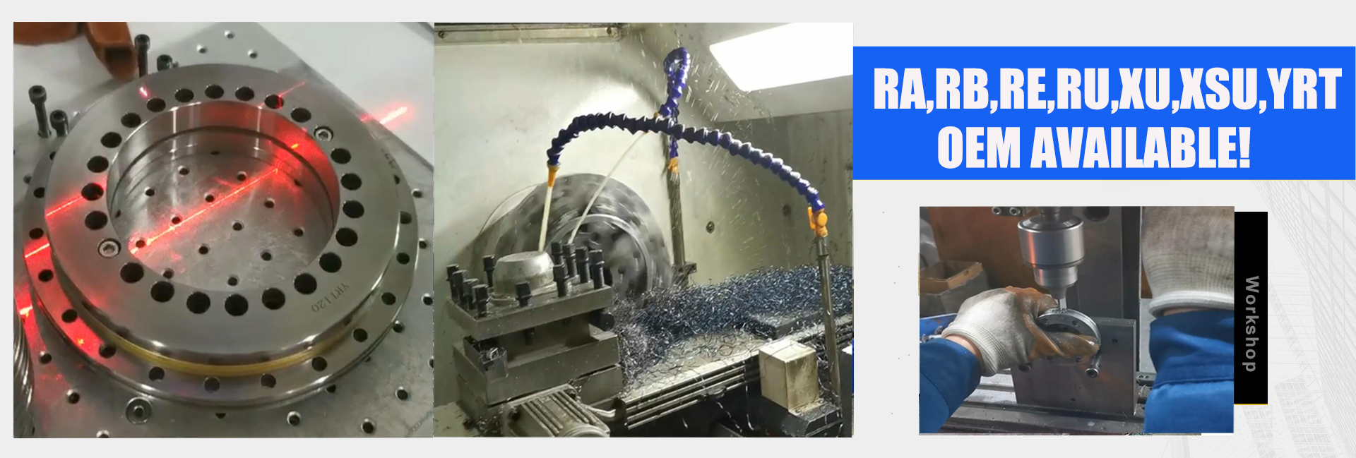 RU Series Cross Cylindrical Roller Slewing Bearings RU28 Precision Crossed Bearings Made in China for Auto
