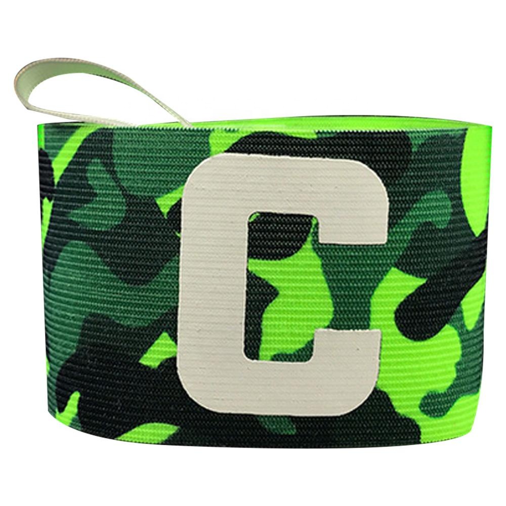 Взрослые Молодежные Пользовательские Печатные Camo Captain повязки для футбольного футбола с дизайном анти-падения