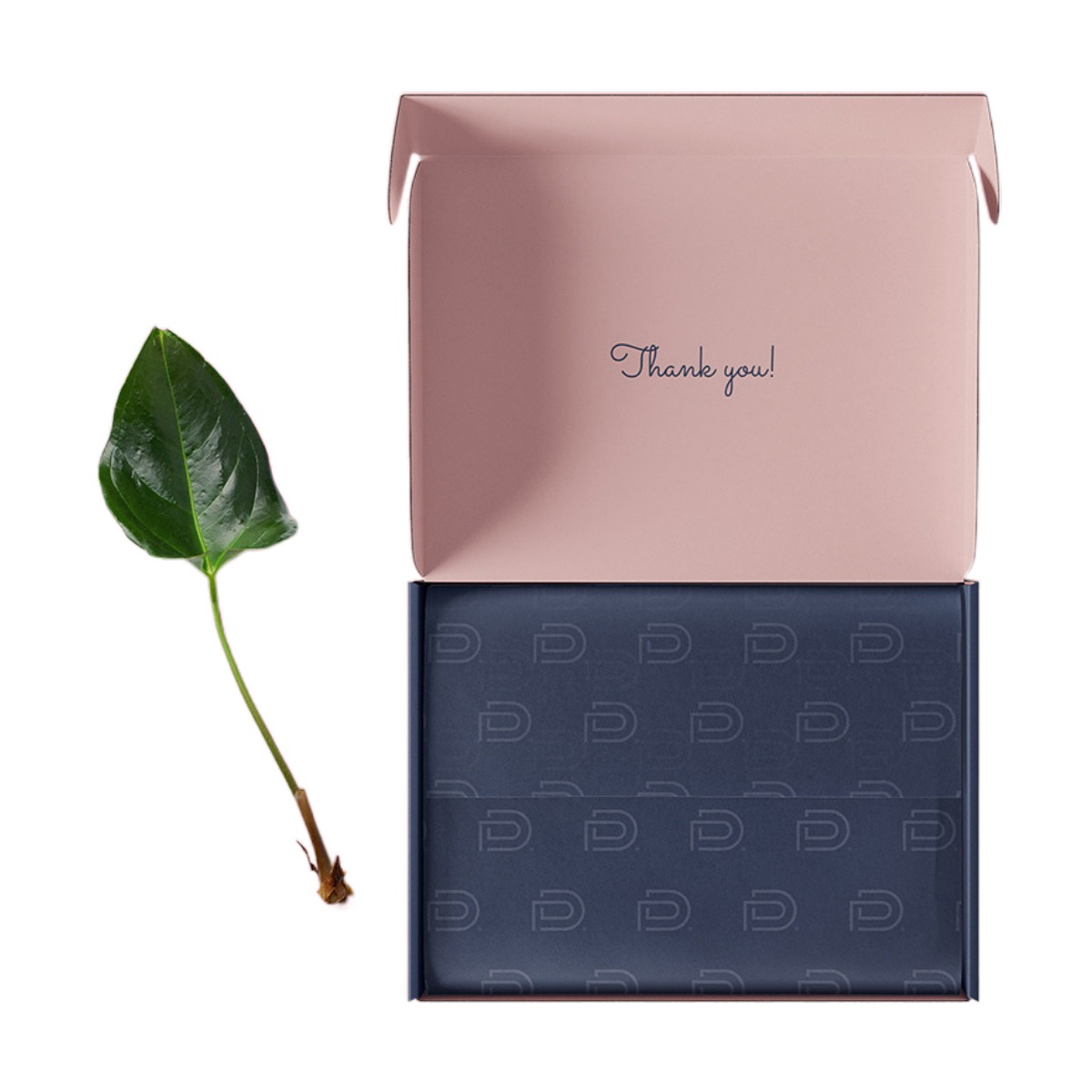 Professional Printer Custom logo printed flat packaging folding corrugated clothing shoe mailing box