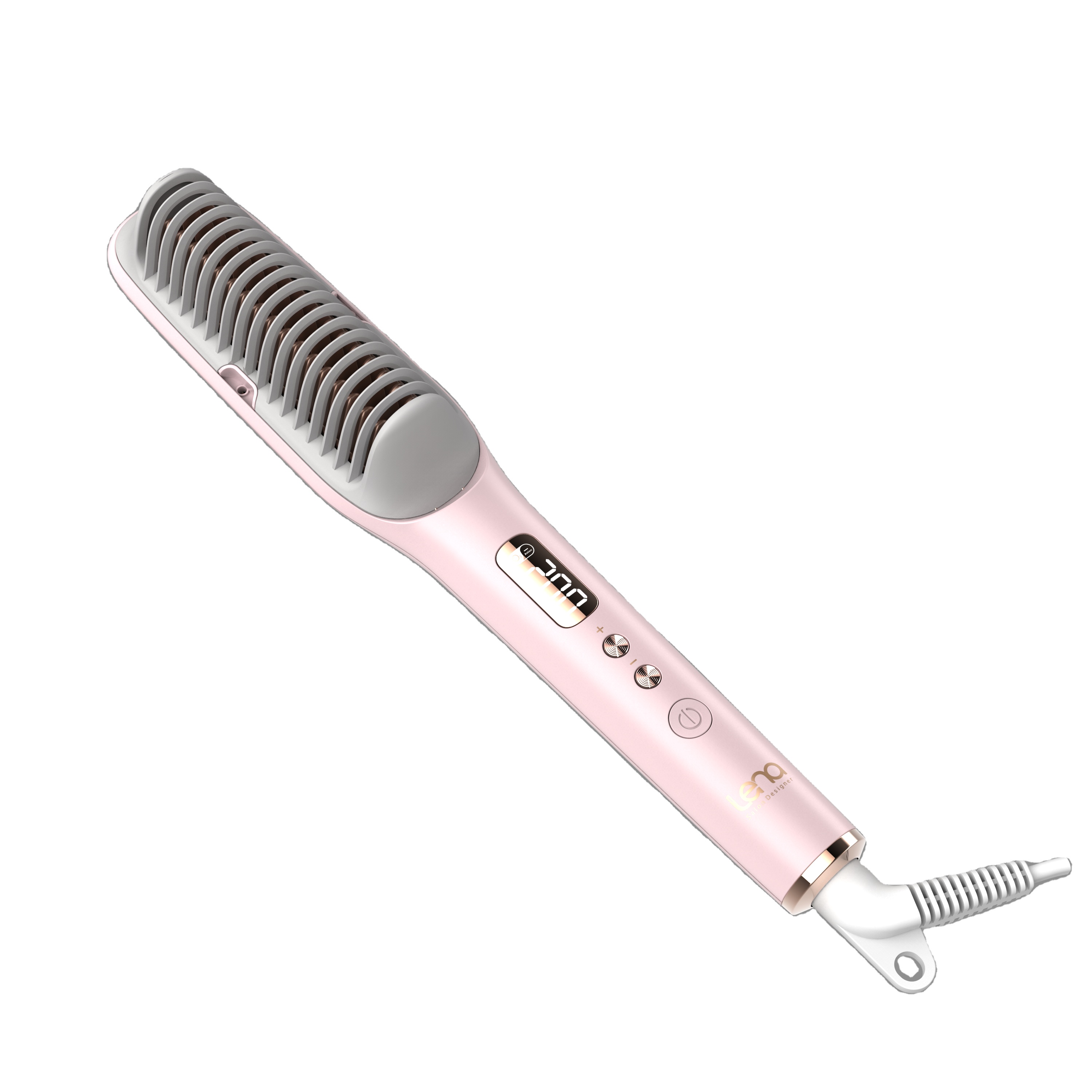 Household Electric Hair Brush Straightener, Worldwide 100-240v Electric Hair Comb Brush, Mch 1.8m Pvc Straightening Hair Brush