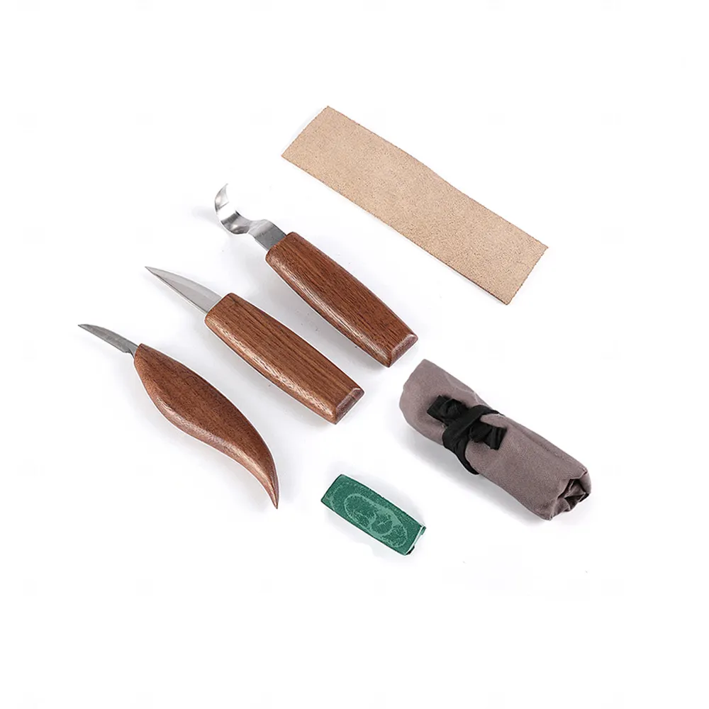Amazon best selling wood chisel carving tool with walnut wood handle