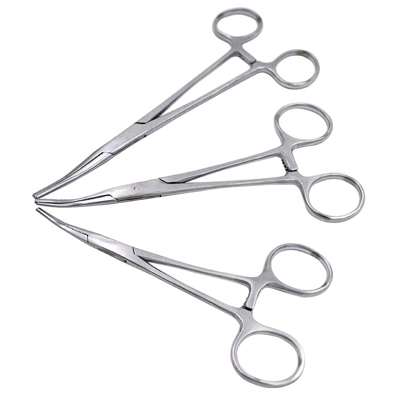 Premium Stainless Steel Medical Surgical Needle Holder with Adjustable Clamp, Precision Engineering for Straight and Elbow Configurations