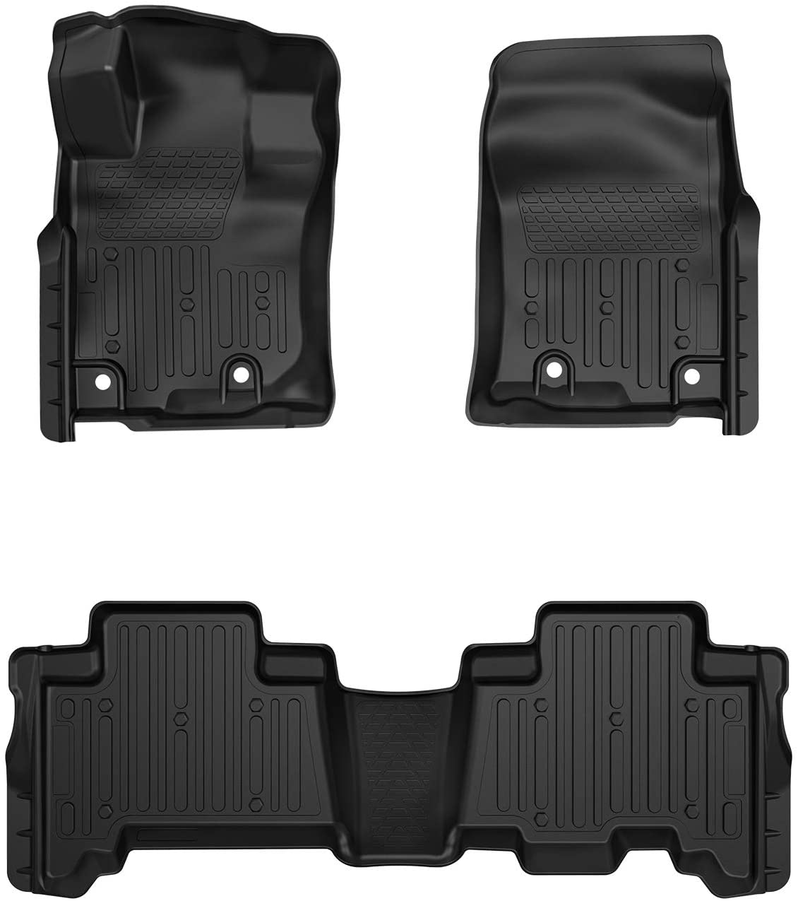 Коврики для Toyota 4runner 2013-2021 / Lexus GX460 2014-2021 любую погоду защита Коврик для пола гильзы передние и задние полный комплект