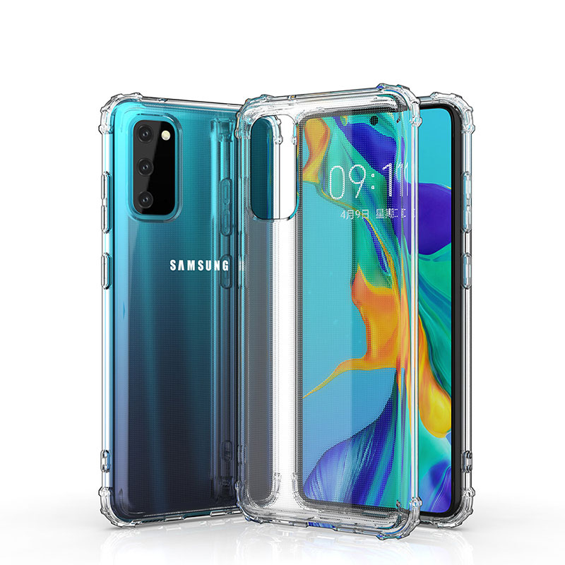 Чехол для мобильного телефона Samsung S20, чехол для Samsung Galaxy S20 Plus Note 20, прозрачный чехол из мягкого ТПУ, противоударный чехол для задней панели