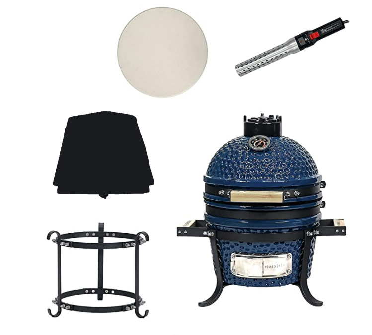 13" refractory grill smoker oven Kamado grill