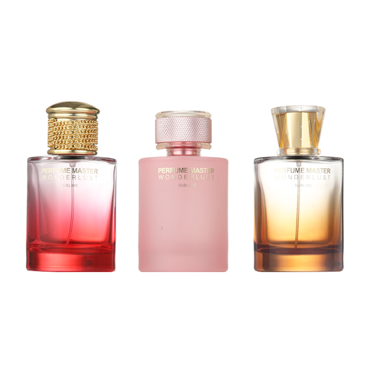 Customized Travel Portable Pink 100ml Atomizer Glass Perfume Bottle 100 ml