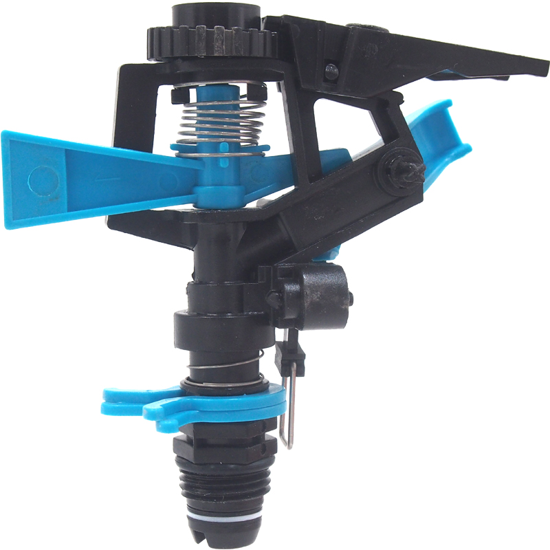 Plastic 360 degree impact sprinkler head for lawn