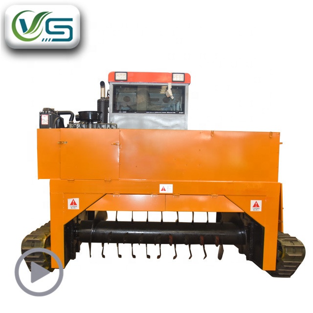 Industrial Crawler Type Compost Turner / Composed Windrow Turner Machine
