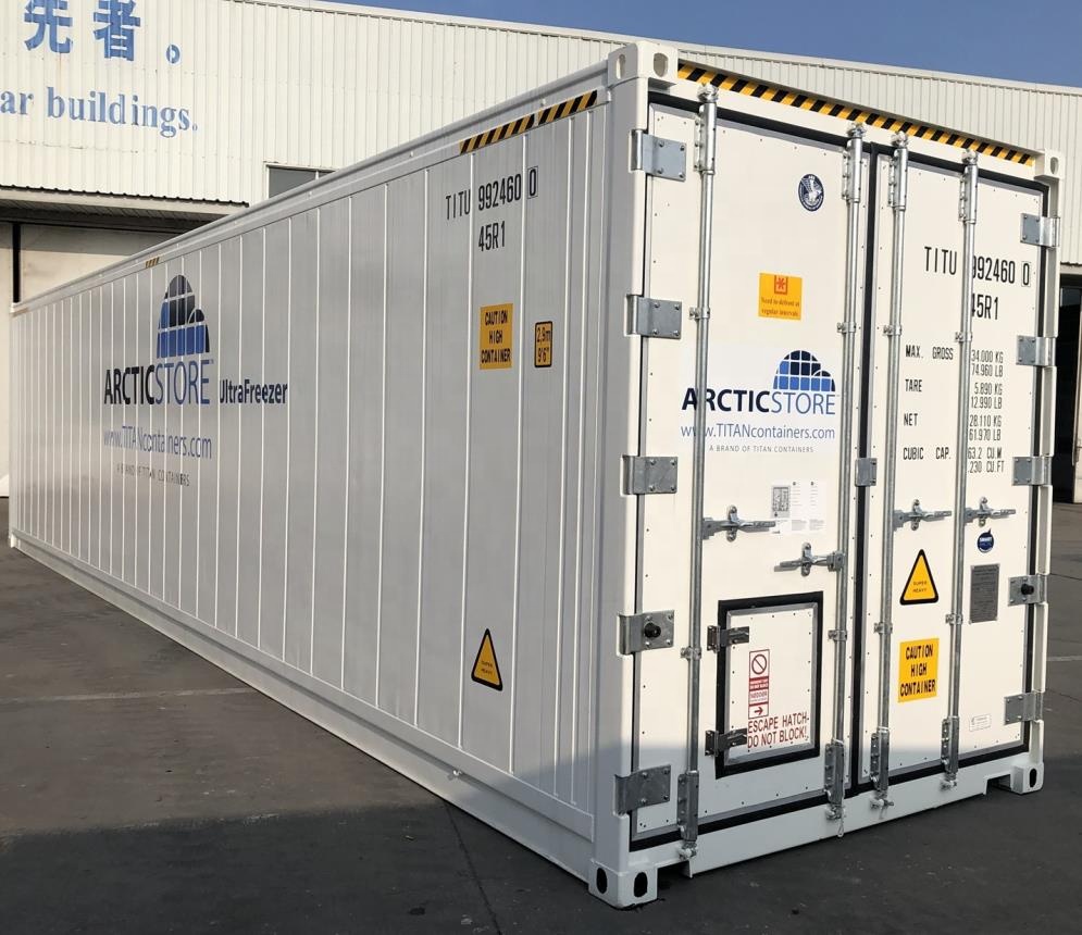 China factory price new 20ft 40ft Reefer shipping container for sale