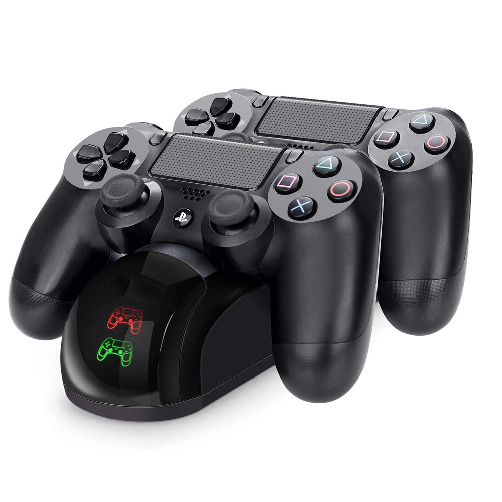 Двойной usb ps4 контроллер зарядная станция для sony playstation 4 ps4 slim ps4 pro зарядная док-станция с 4 захватами для большого пальца