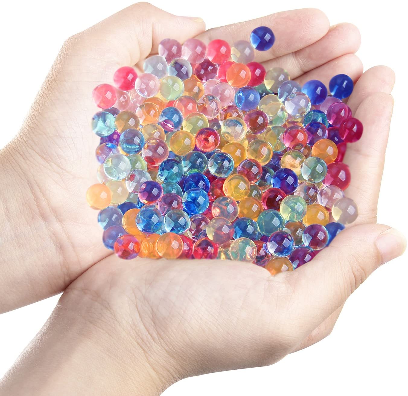 Amazon Hot Sale Plant Home Decor Kids Sensory Toy Summer Play Fun Rainbow Drop Pearl Hydrogel Crystal Soil Mud Grow Water Beads