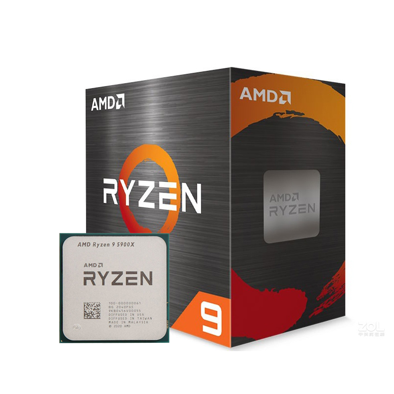usad cpus AMD 9 5900X 12 Core 3.7 GHz Socket AM4 105W WOF Desktop Processor gaming cpu