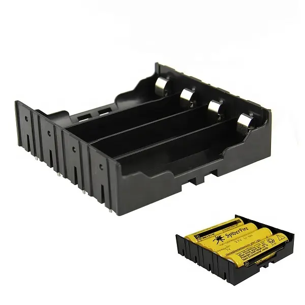 BK-18650-PC8 4 Cell Li-ion 18650 battery holder with PC pins
