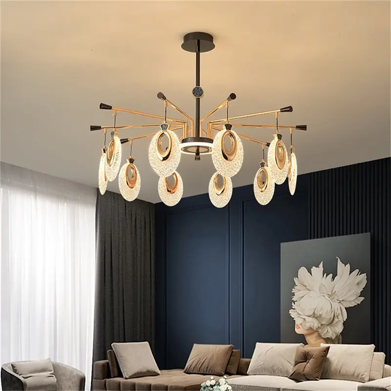 Hot Selling Nordic LED Chandelier Lamps Fixtures Creative Pendant Light Home For Living Room Decoration